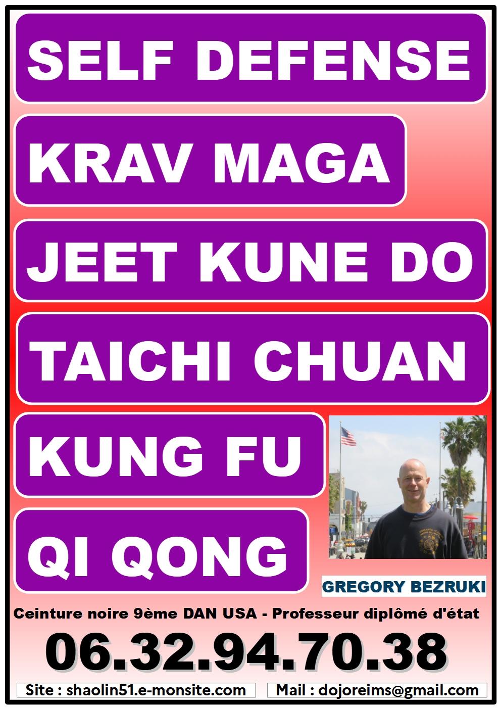 Affiche 9 usa avec taichi rouge